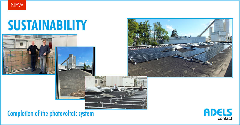 Sustainability and environmental protection – Completion of our photovoltaic system