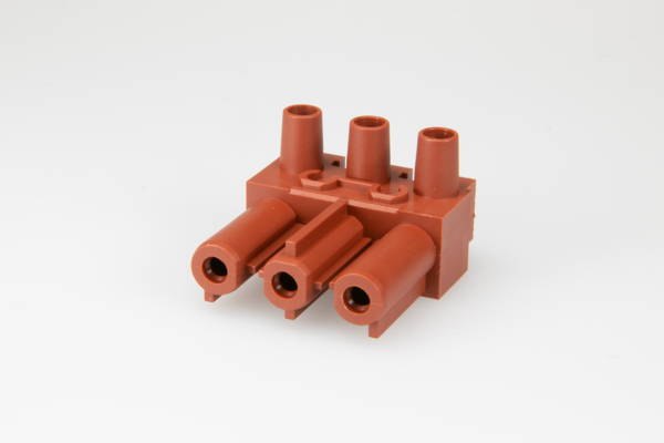 Building Installation Connector System AC 166® G - Plug and Socket Connectors Tall Version - AC 166 GBU/ 3 BR