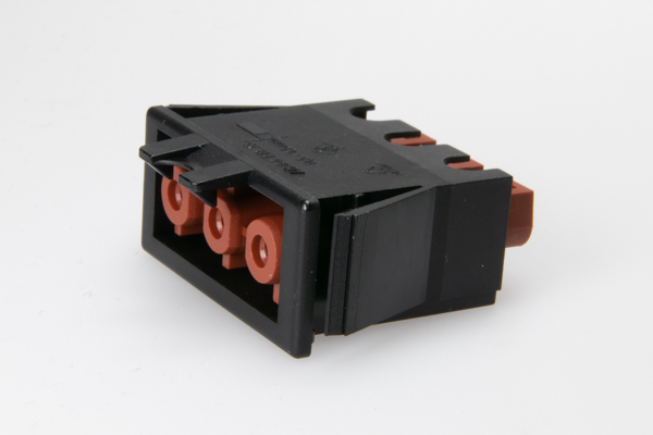Building Installation Connector System AC 166® G - Panel Mounting - AC 166 GEBUBV/ 3 BR/SW